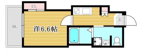 t-smart博多オーケストラ通り504号室-間取り