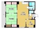 東峰マンション大濠 - 所在階***階の間取り図 5386