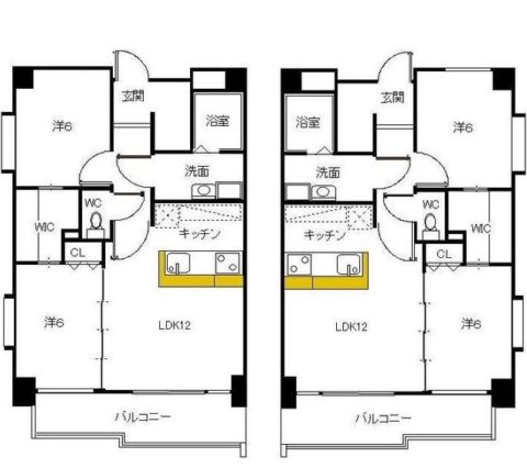 ロマンスリコIII801号室-間取り