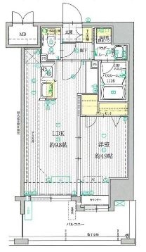 505号室-間取り