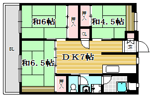 ハイツありの実301号室-間取り