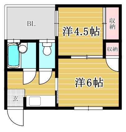 ACCORTO警弥郷205号室-間取り