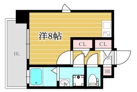 アルファシオリエンソ408号室-間取り