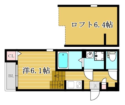 T-Residence1103号室-間取り