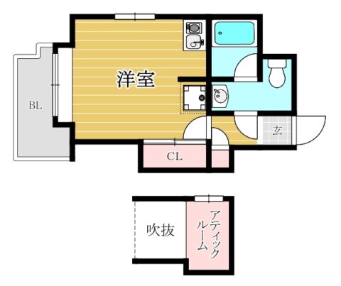 エステートモア高宮CINQ602号室-間取り